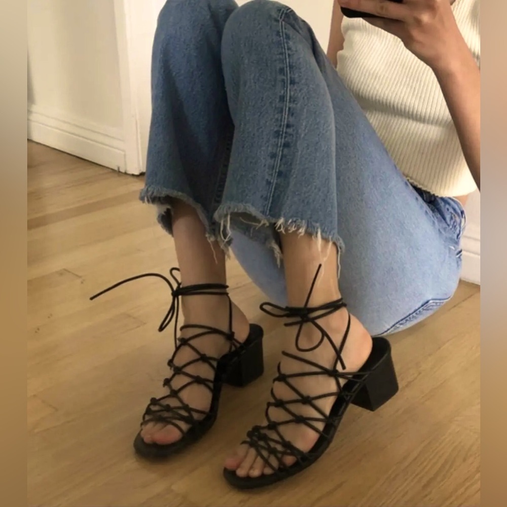 🔥 FINAL CHANCE Chloe - Jamie Lace Up Leather Sandal